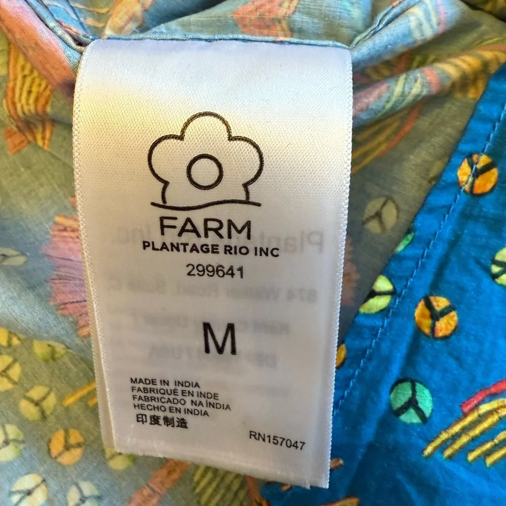 FARM Rio Colorblocked Mini Dress Size medium - Picture 11 of 13